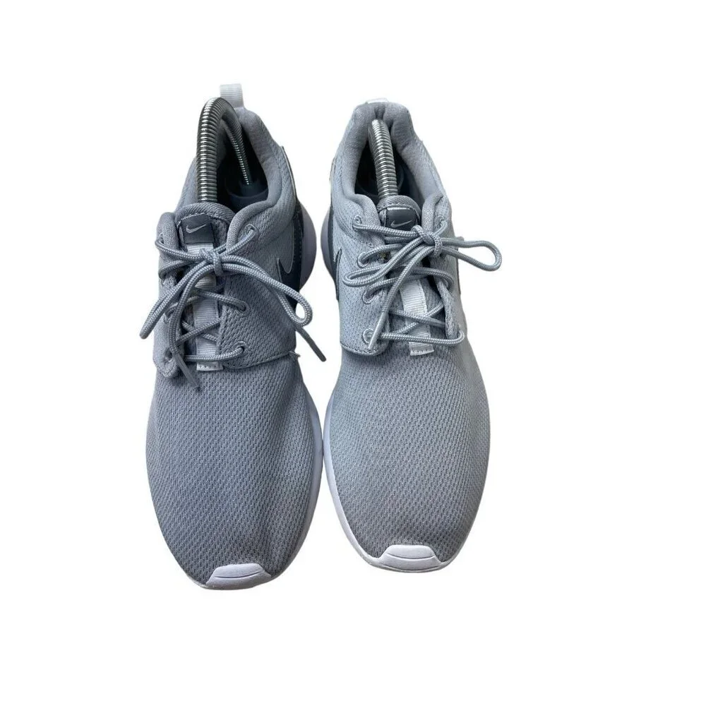 Nike Kid's Roshe One Running Shoe Youth Size 7 Gray White